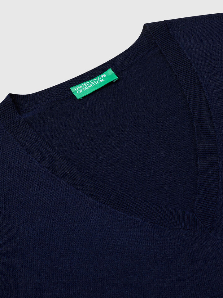 V NECK SWEATER L/S Women image number 6